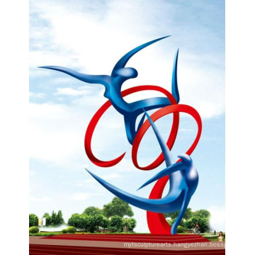 Stainless Steel danceing sculpture